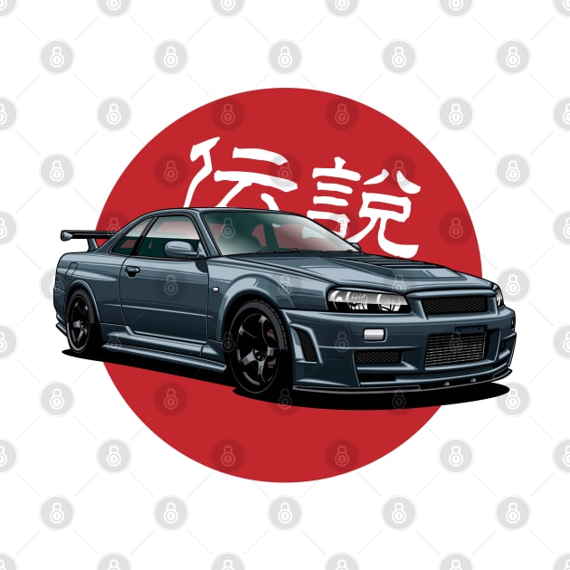 Skyline GT-R R34 by Markaryan