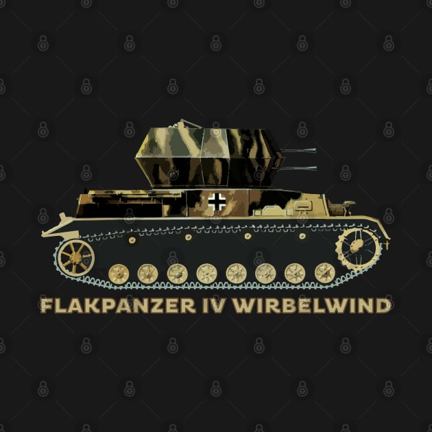 Flakpanzer IV Wirbelwind Gift Anti-aircraft Gun by Battlefields