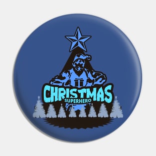 Christmas Superhero Pin