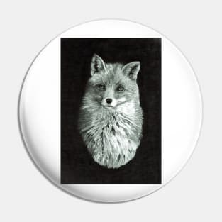 Fox Portrait Pin