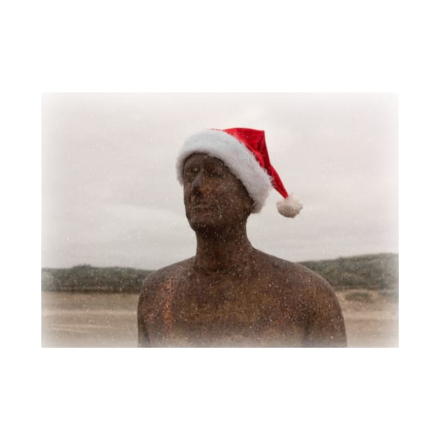 The iron man at Christmas, Crosby by millroadgirl