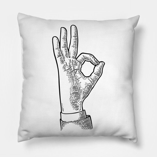 OKAY: Hand Symbol Sign (Black)