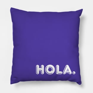 Purple Hola Pillow