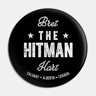 Bret Hart The Hitman Hart Vintage Fight Type Pin