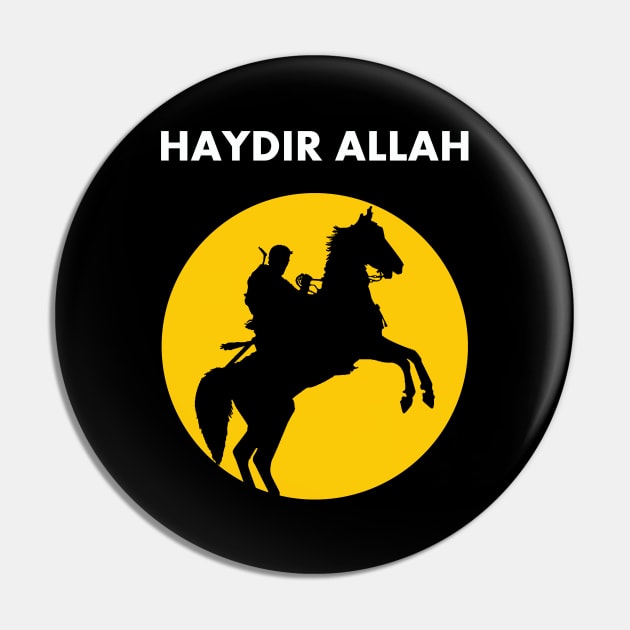 Haydir Allah Ertugrul Bey Kurulus Osman Kayi Flag Drillis Ottoman Empire Turkey Istanbul Gift Pin by Amazing Arts