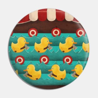 Rubber Duckie Axe Throwing Pin