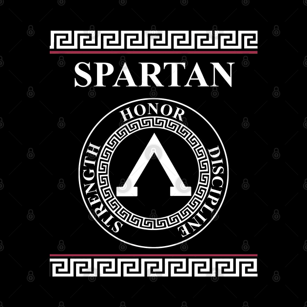 Spartan Ancient Greece Symbol of Sparta by AgemaApparel