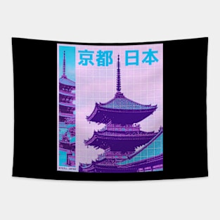 Japanese City Landscape Tapestry