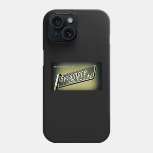 Sycamore Avenue, Los Angeles, California by Mistah Wilson Phone Case