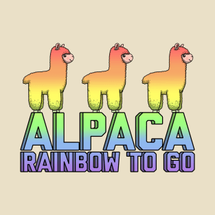 Alpaca Rainbow T-Shirt