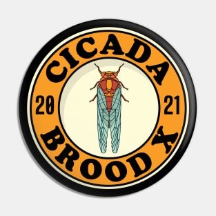 Cicada Brood X Cicada Invasion Pin