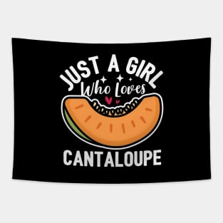 Just A Girl Who Loves Cantaloupe Tapestry