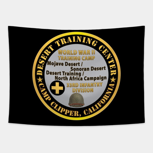 Camp Clipper, California, Desert Training Center - 33rd Infantry Division WWII X 300 Tapestry by twix123844