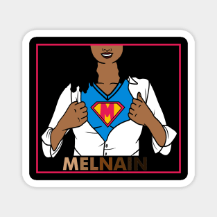 Afro African Woman, Melanin Superhero Magnet