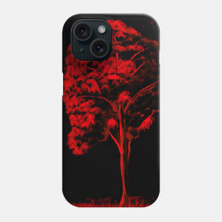 Red Tree Phone Case