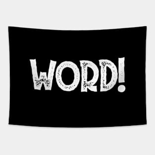 Word - Typographic Design. Tapestry