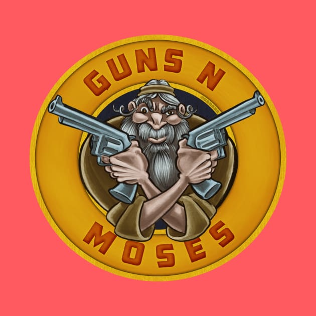 Guns N Moses. Funny Jewish Passover Graphic by sababa