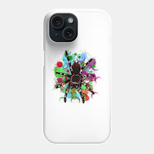 Tarantula Paint Splatter 3 Phone Case