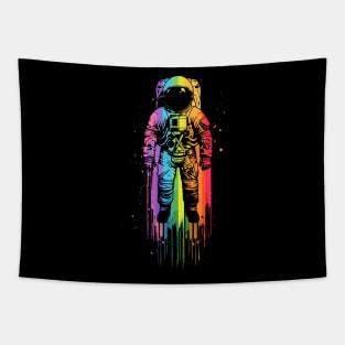 Rainbow Astronaut Tapestry