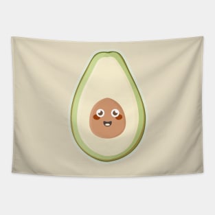 Kawaii Avocado Tapestry