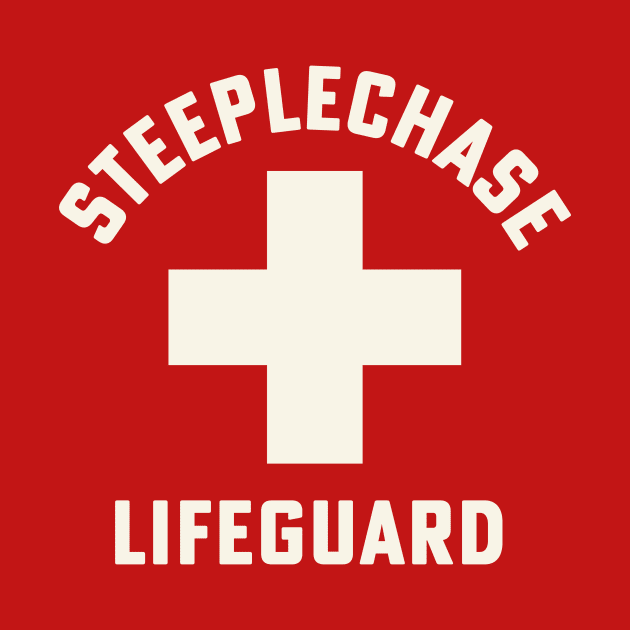 Steeplechase Lifeguard Steeplechase Coach Track and Field by PodDesignShop