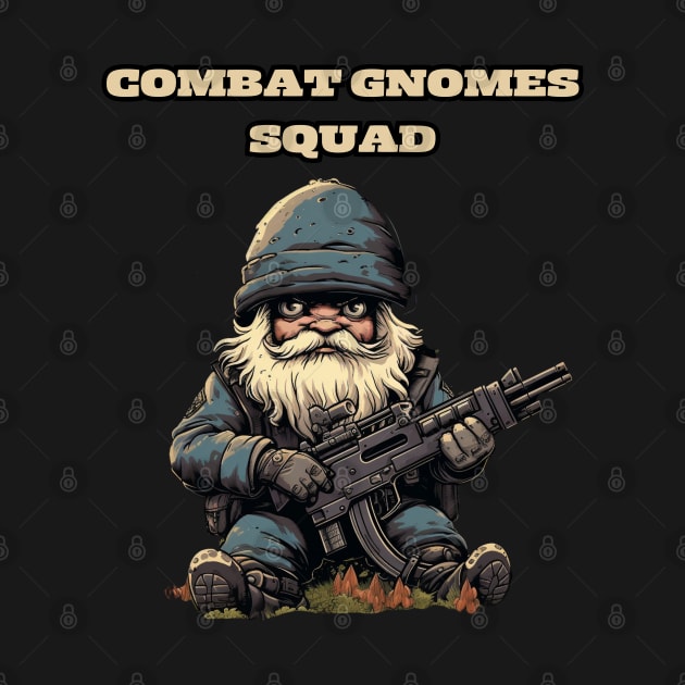 Military Gnome Squad by FrogandFog
