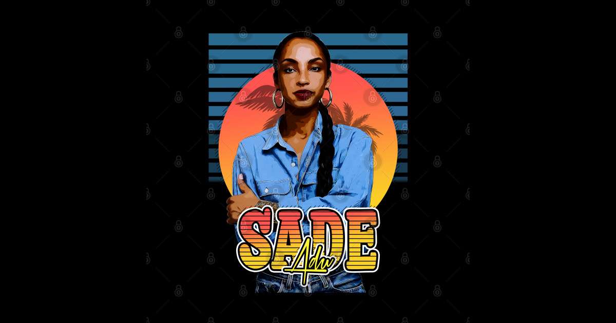Retro Flyer Style Sade Adu Fan Art Design - Sade Adu - Magnet | TeePublic