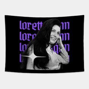 Loretta lynn x retro Tapestry