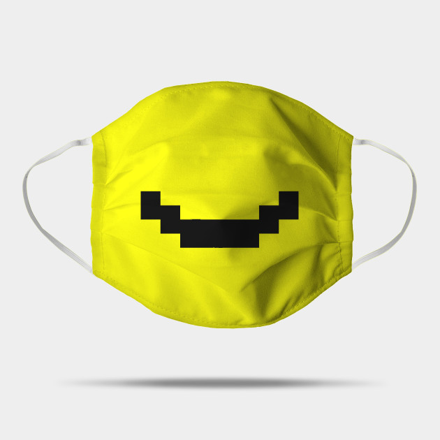 cute pixel smiley smiley mask mask teepublic au teepublic