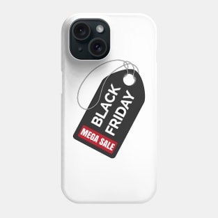 Black Friday sale badge Phone Case