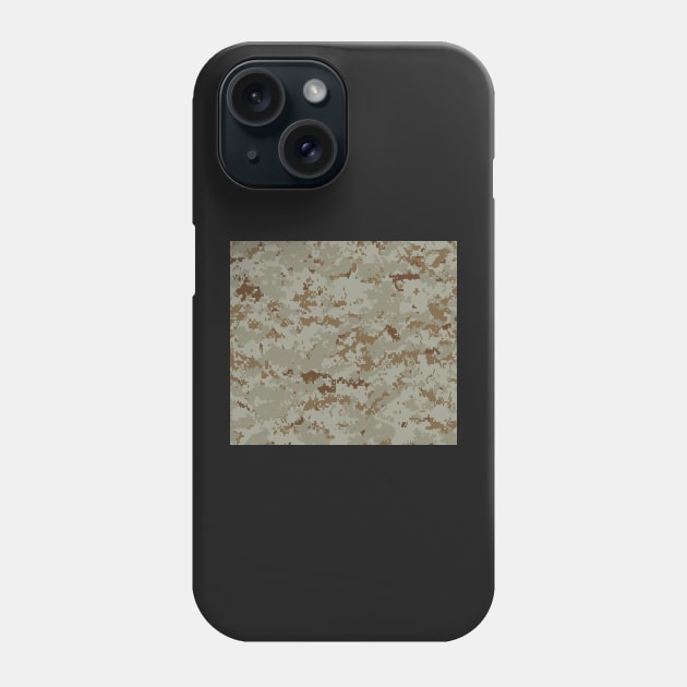 Desert Digital Uniform Pattern Phone Case by Sneek661