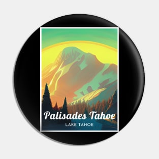 Palisades Tahoe Lake Tahoe Ski Pin