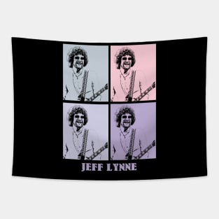 Jeff Lynne Guitar Pop Art Tapestry