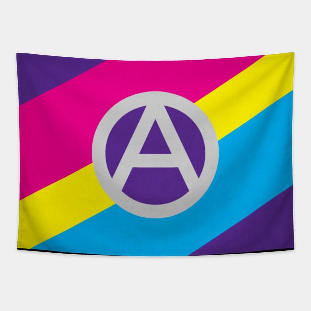 Panarchist (Pansexual Anarchist) Flag Tapestry by BeSmartFightDirty