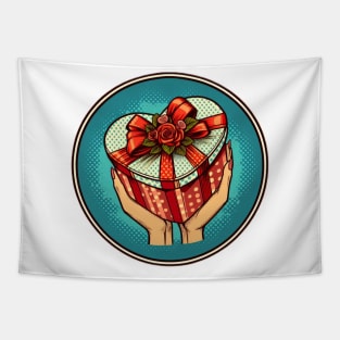 valentines day gift retro Tapestry