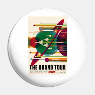 Grand Tour NASA Artwork Pin