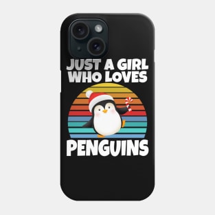 Just a girl who loves penguins Phone Case