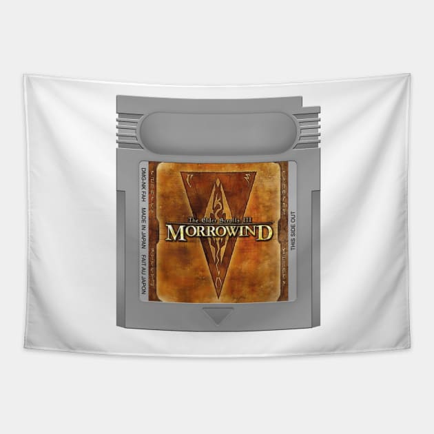 Morrowind Game Cartridge Tapestry by PopCarts