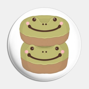 Froggy donut friends Pin