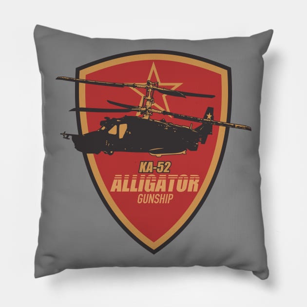 KA-52 Alligator Pillow by Firemission45