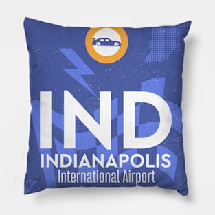 Indianapolis airport tag Pillow