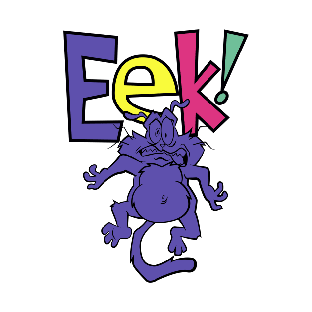 Eek the cat 90s color by mauchofett