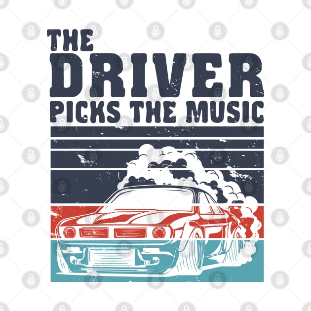 The driver picks the music for car rides and road trips by artsytee