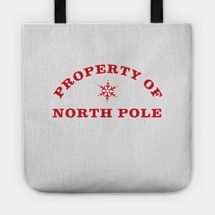 Property of North Pole - Red Tote