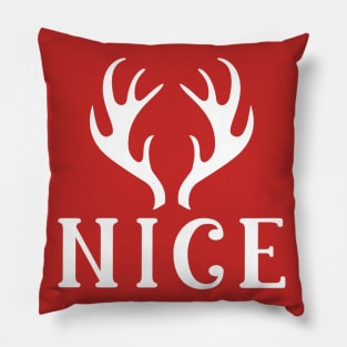 Nice Christmas List Pillow