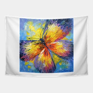 Butterfly in flight Tapestry