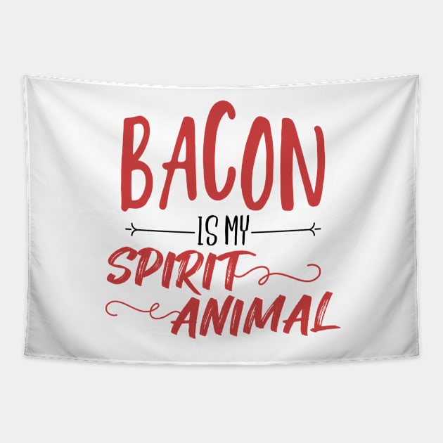 Bacon I'm Your Father Bacon and Pig Tapestry by Mesyo