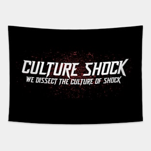 Culture Shock Logo Black Tapestry