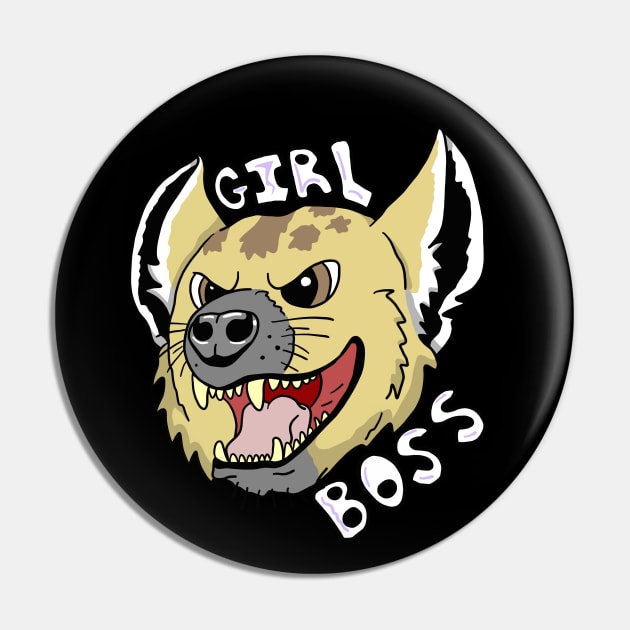 Hyena Matriarch Girl Boss Pin by SNK Kreatures