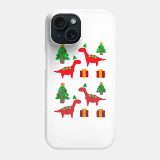 Holiday Dinosaurs Phone Case